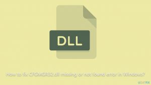 How to fix cfgmgr32 dll missing or not found error in windows