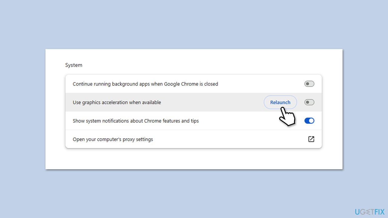 How to fix chrome push notifications not going away in windows disable hardware acceleration