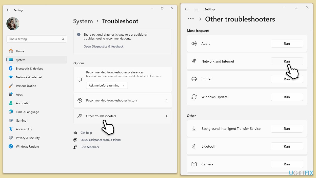 How to fix copilot error unable to connect to the service in windows network troubleshooter