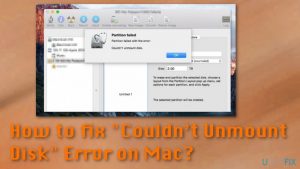 How to fix couldnt unmount disk error on mac