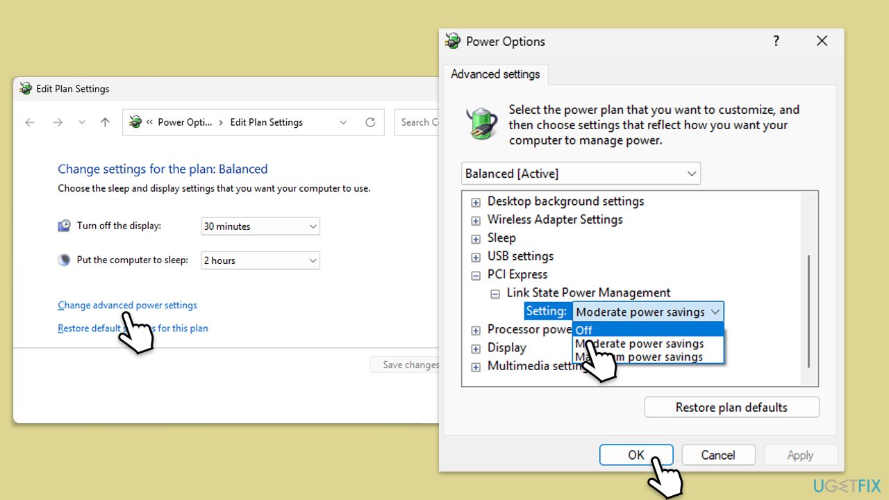 How to fix dam watchdog timeout bsod in windowsdisable pci express power settings copy How to fix dam watchdog timeout bsod in windowsdisable pci express power settings copy