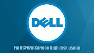 How to fix dcfwinservice high disk usage on windows