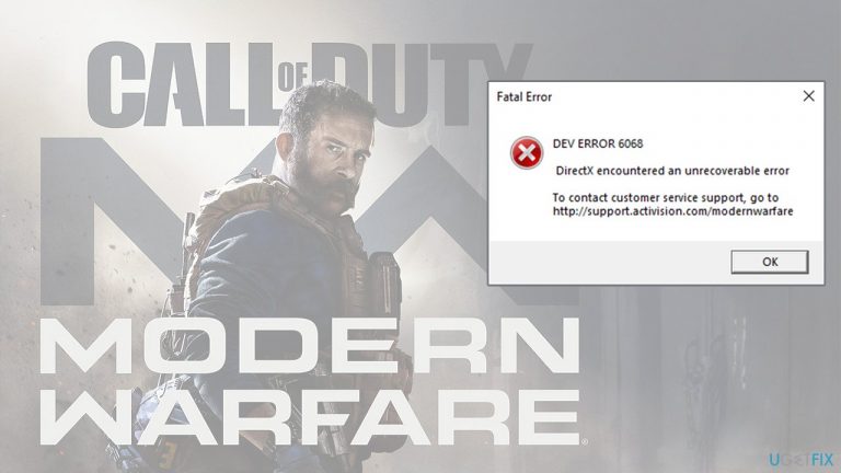 How to fix Dev Error 6068 Call of Duty: Modern Warfare?
