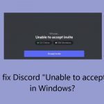 How to fix discord unable to accept invite in windows
