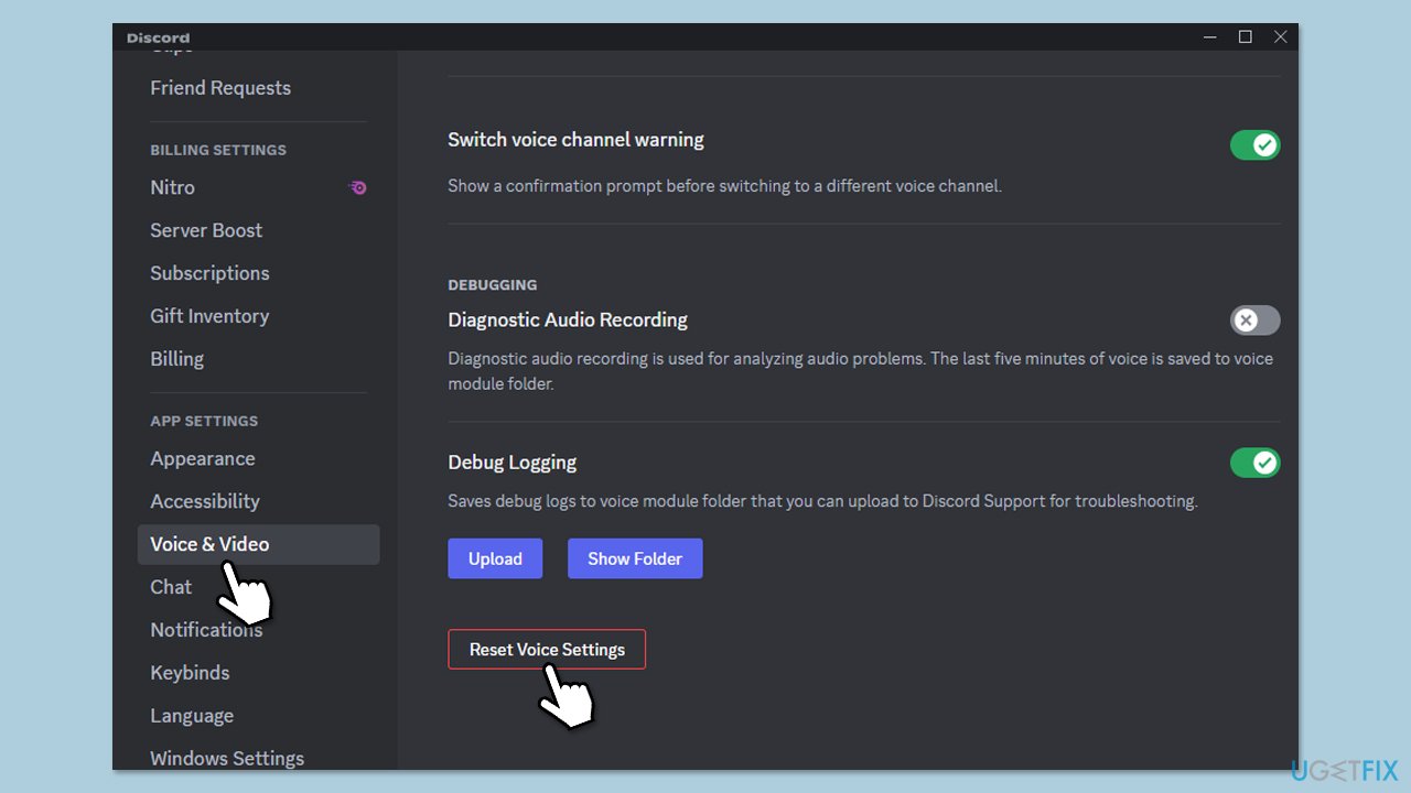 How to fix discord volume keeps resetting in windows reset voice settings indiscord