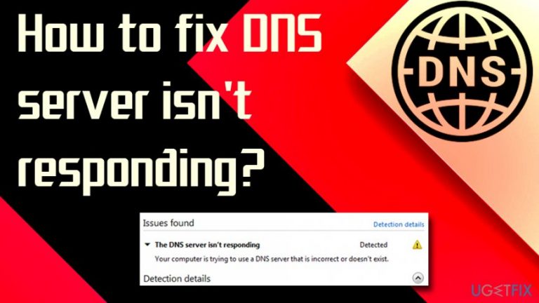 How to fix DNS server isn’t responding?