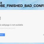 How to fix dns probe finished bad config error
