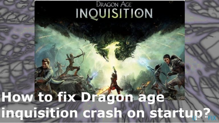 How to fix Dragon age inquisition crash on startup?