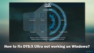 How to fix dtsx ultra not working on windows