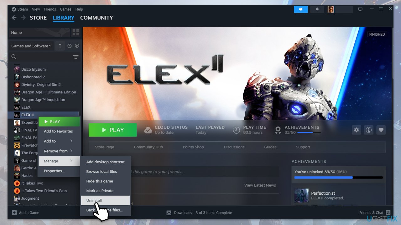 How to fix elex ii is crashing on startup in windows reinstall elex2 copy