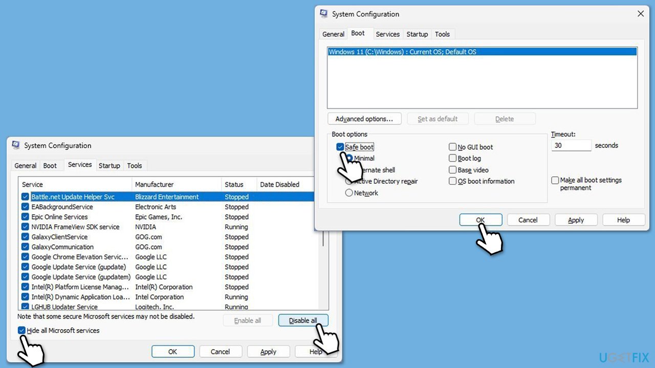 How to fix email error code 0x800c0005 in windows clean boot
