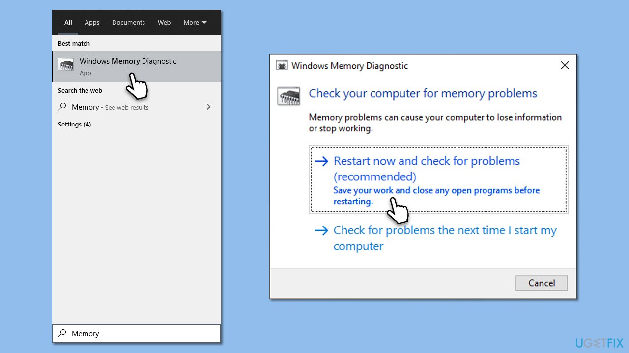 How to fix empty thread reaper list bsod error in windows memory diagnostic