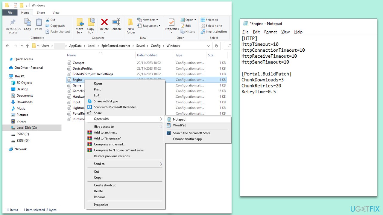 How to fix epic games error 502 in windows edit engine ini file How to fix epic games error 502 in windows edit engine ini file