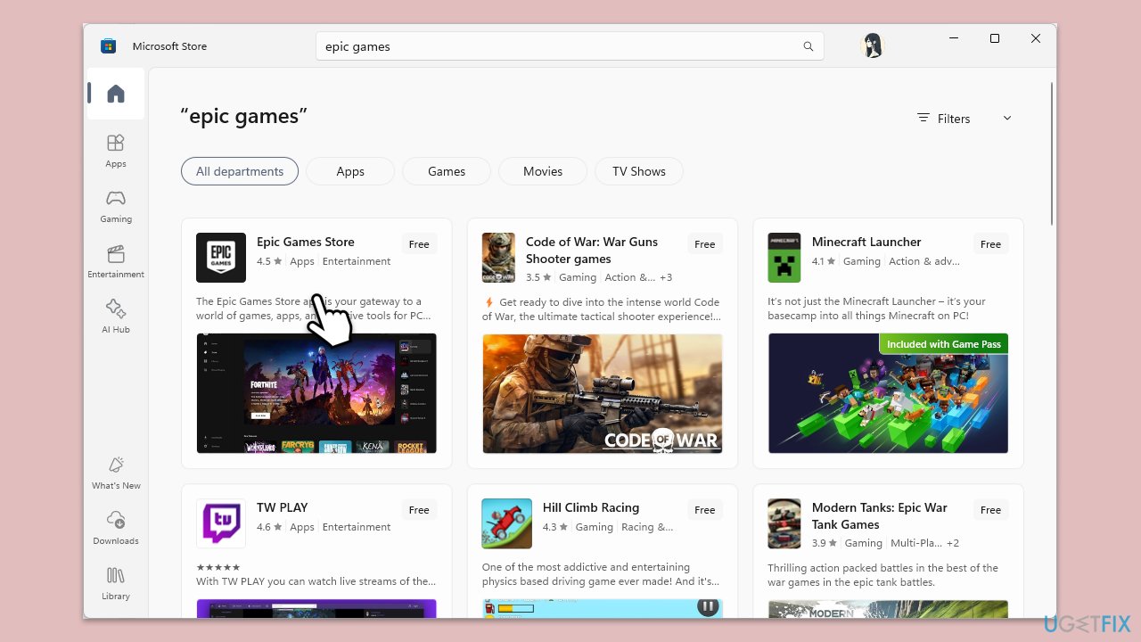 How to fix epic games launcher setup wizard ended prematurely error in windows install via microsoft store copy How to fix epic games launcher setup wizard ended prematurely error in windows install via microsoft store copy