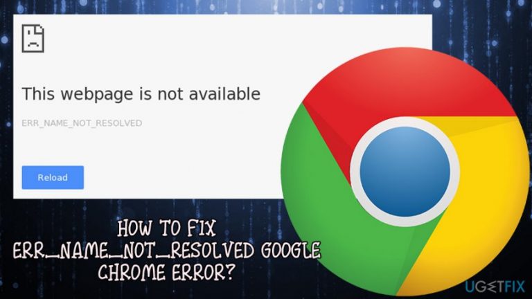 How to fix ERR_NAME_NOT_RESOLVED Google Chrome Error?