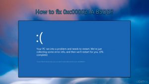 How to fix error 0xc000021a bsod in windows