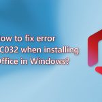How to fix error 0xc004c032 when installing ms office in windows