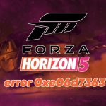 How to fix error 0xe06d7363 in forza horizon
