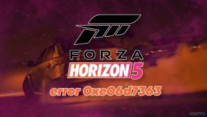 How to fix error 0xe06d7363 in forza horizon