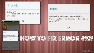 How to fix error