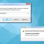 How to fix error code 0x80070057 system root