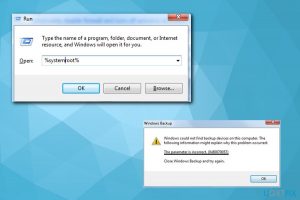 How to fix error code 0x80070057 system root