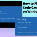 How to fix error code 0xc0000225 on windows