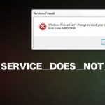 How to fix error service does not exist