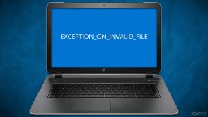 How to fix EXCEPTION_ON_INVALID_FILE Blue Screen on Windows?
