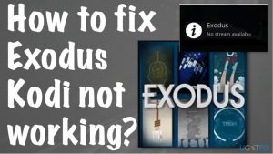 How to fix exodus kodi not working