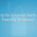How to fix external hard drive freezing windows
