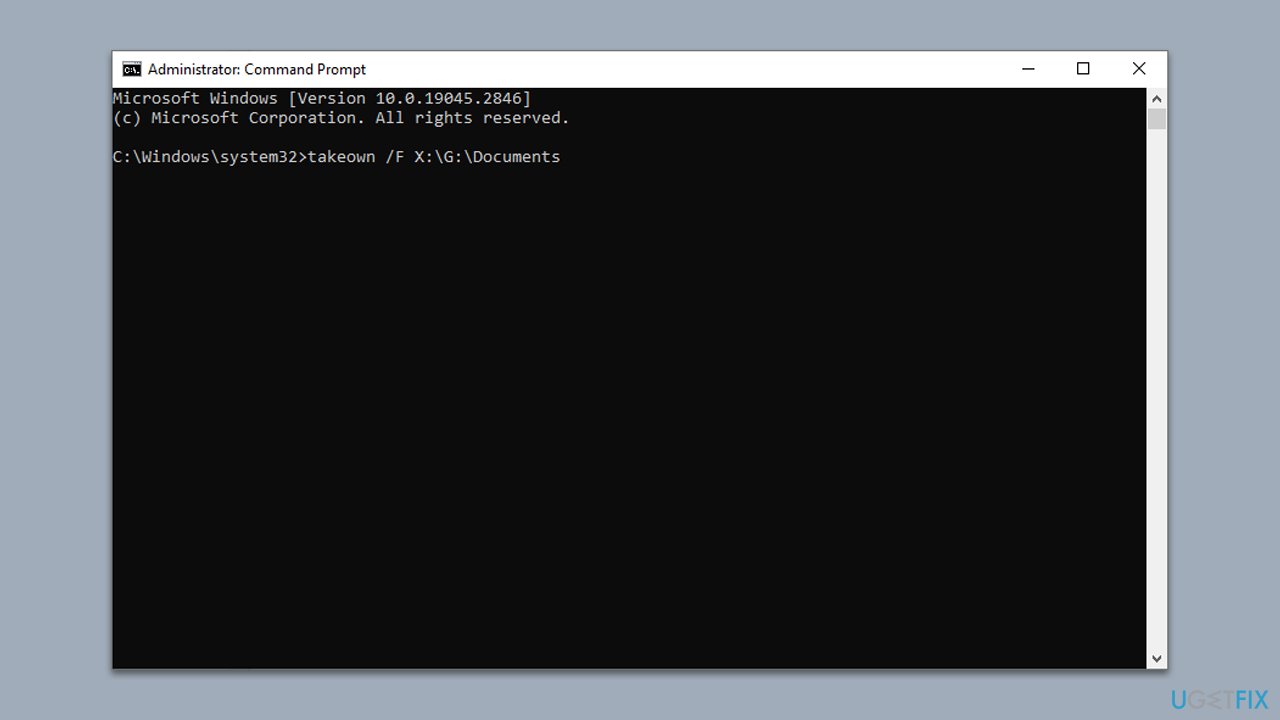 Use Command Prompt