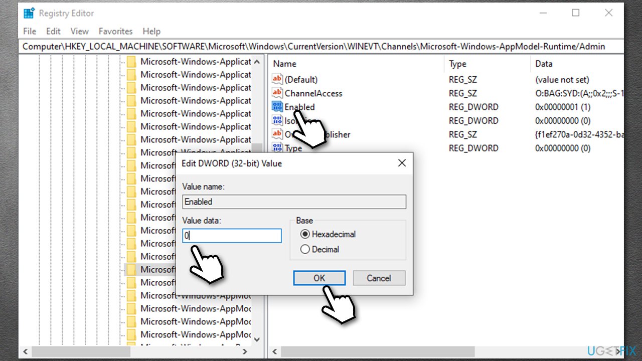 Modify Windows registry2
