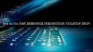 How to fix fast eresource precondition violation on windows