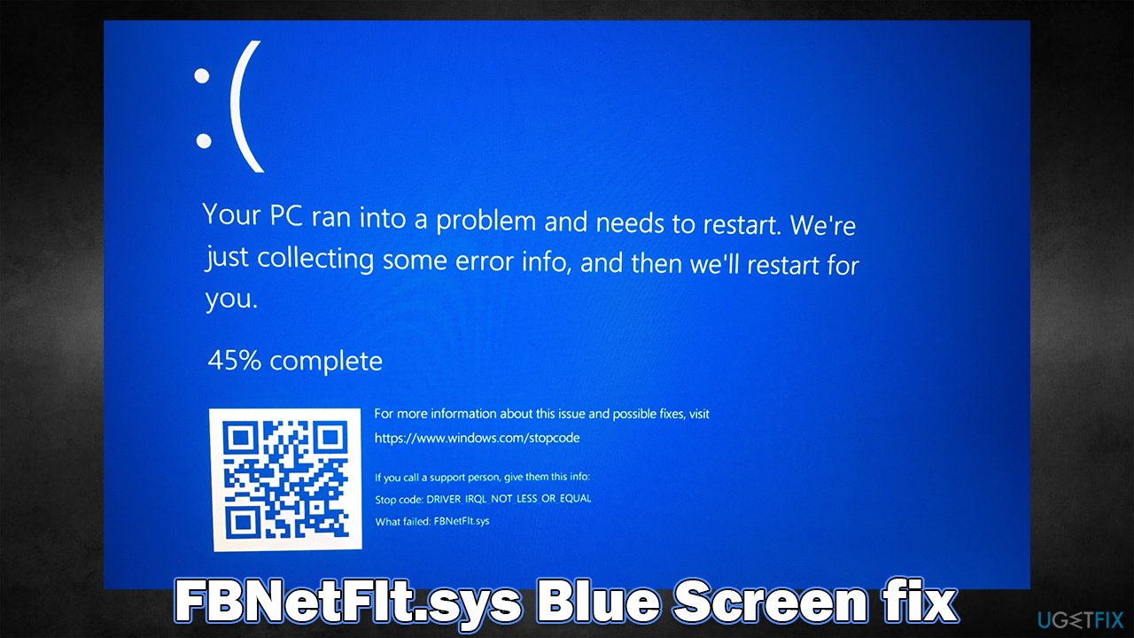 How to fix FBNetFlt.sys Blue Screen in Windows?