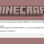 How to fix file system error 2143322101 in minecraft