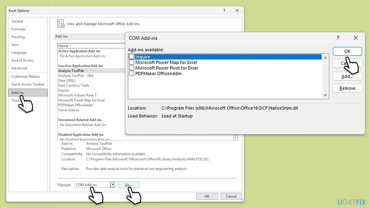 How to fix find function in excel not working disable add ins copy How to fix find function in excel not working disable add ins copy