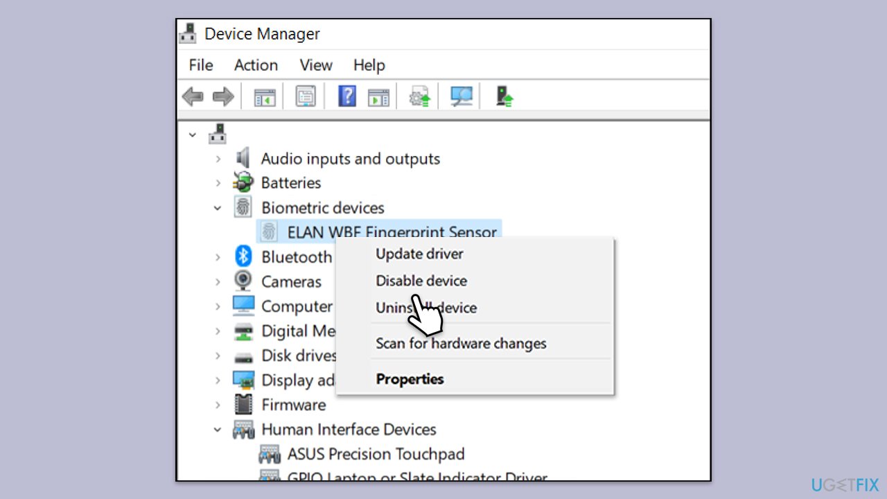 How to fix fingerprint biometric not working after windows disable and reenable fingerprint driver copy How to fix fingerprint biometric not working after windows disable and reenable fingerprint driver copy