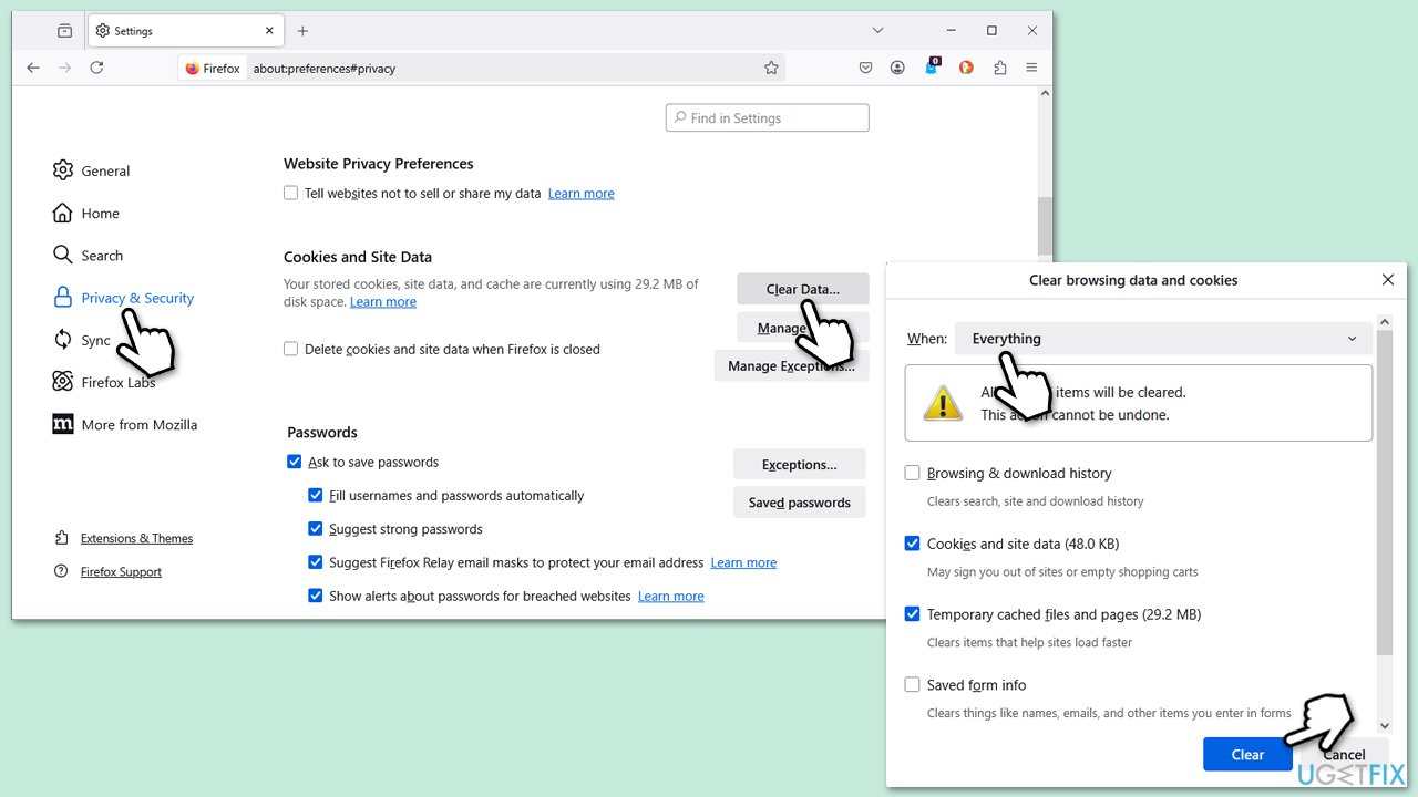 How to fix firefox error sec error bad signature in windows clear cache in firefox How to fix firefox error sec error bad signature in windows clear cache in firefox