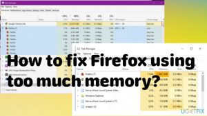 How to fix firefox using too much memory