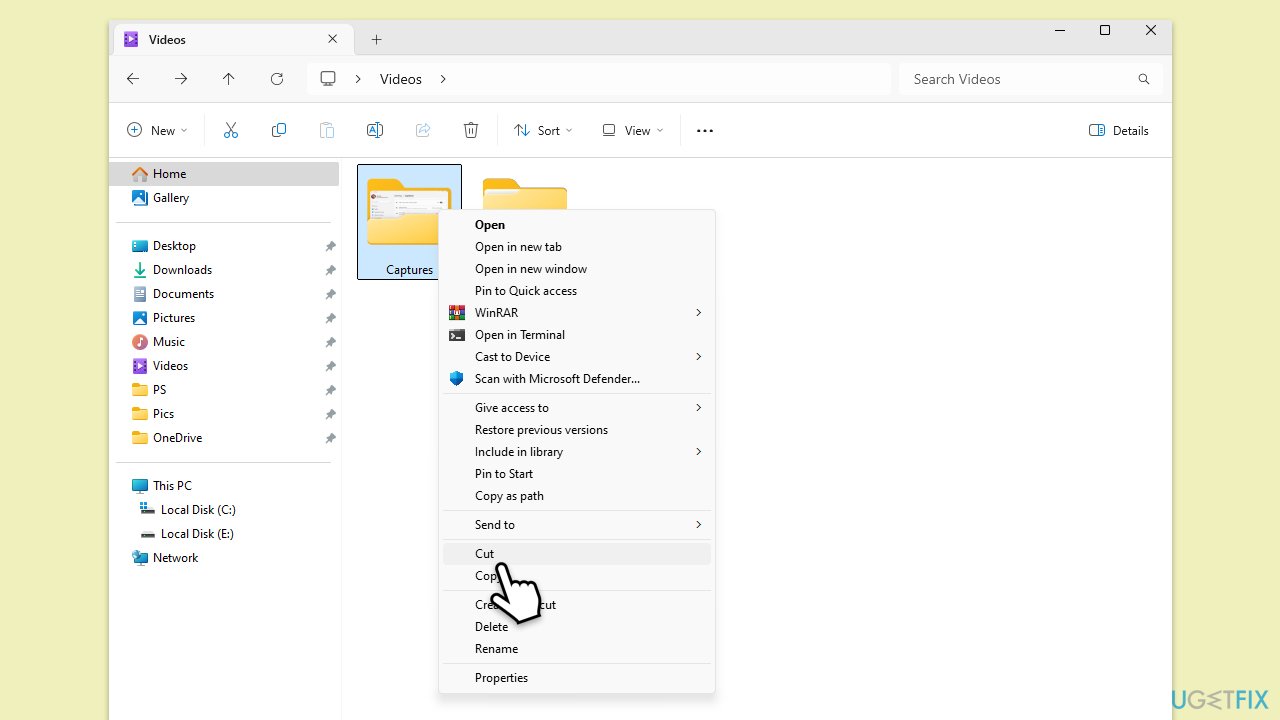 How to fix game bar recording error 0x82323619 in windows move capture folder copy How to fix game bar recording error 0x82323619 in windows move capture folder copy