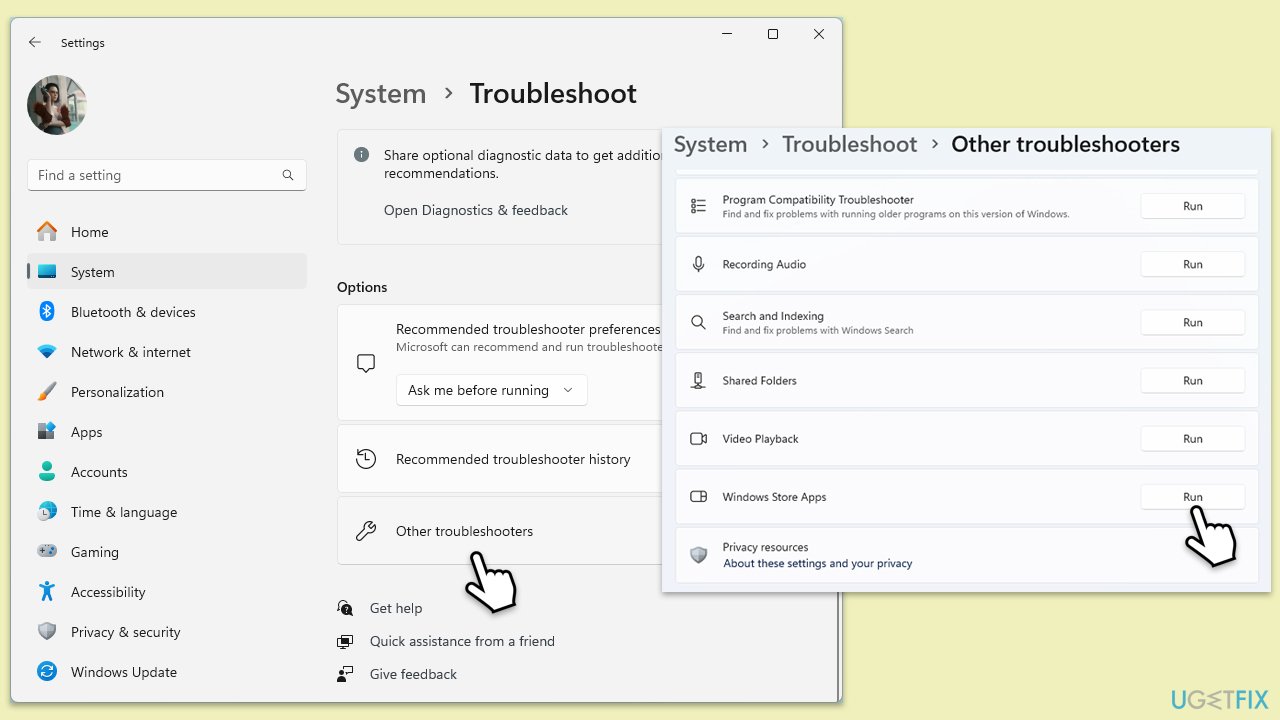 How to fix game bar recording error 0x82323619 in windows store apps troubleshooter How to fix game bar recording error 0x82323619 in windows store apps troubleshooter