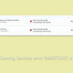 How to fix gaming services error 0x80073d27 in windows