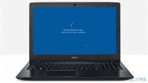 How to fix getting windows ready dont turn off your computer screen
