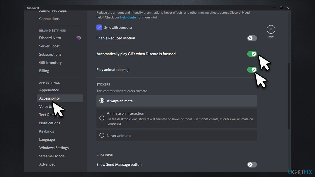 Let Discord play GIFs automatically