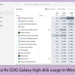 How to fix gog galaxy high disk usage in windows copy