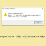 How to fix google chrome failed to load extension error in windows