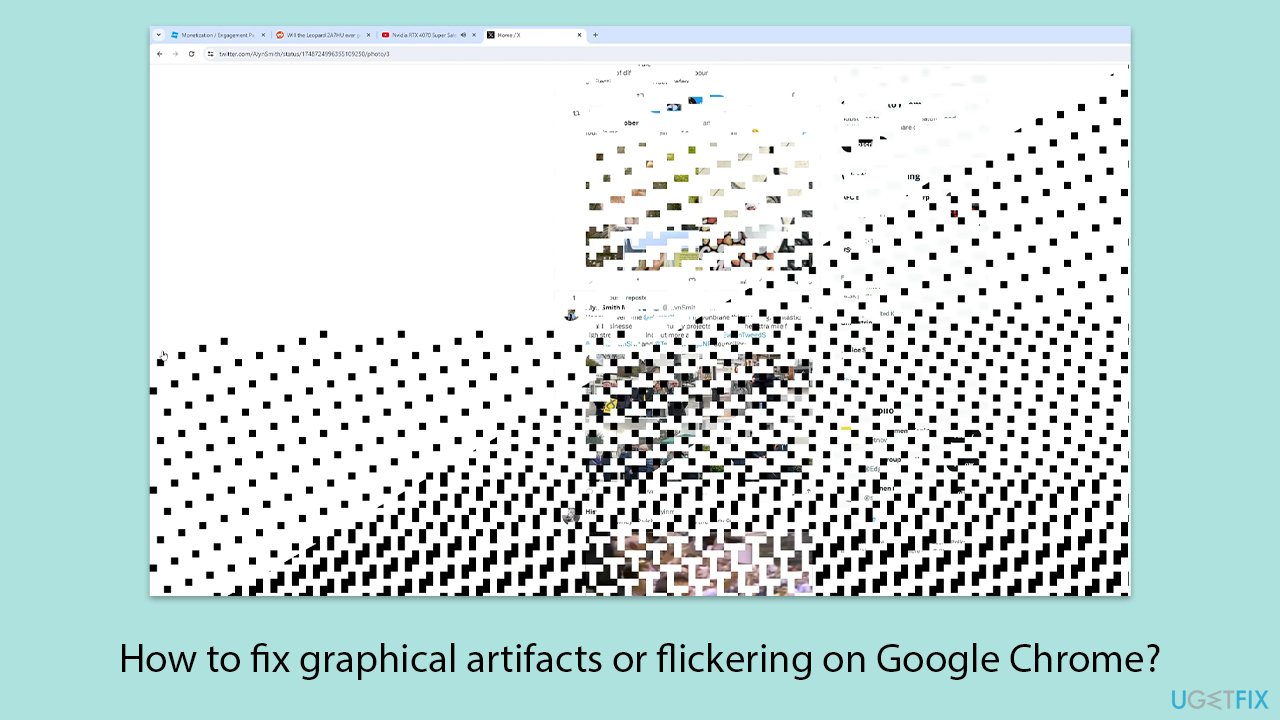 How to fix graphical artifacts or flickering on google chrome copy How to fix graphical artifacts or flickering on google chrome copy