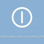 How to fix hibernate mode not working in windows