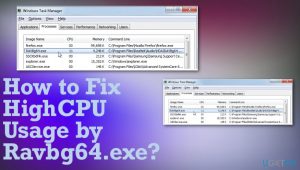 How to fix high cpu usage by ravbg64 exe